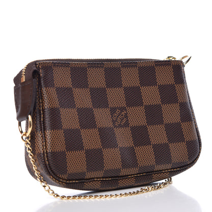 Louis Vuitton Damier Ebene Mini Pochette Accessories 3 of 8