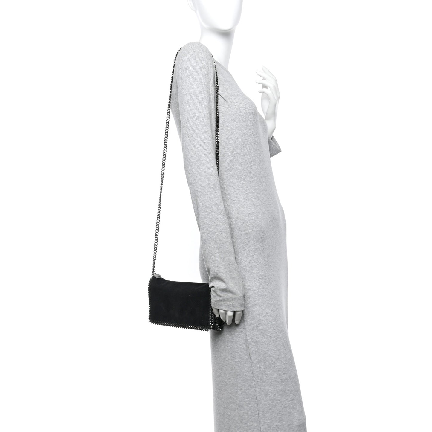 Shaggy Deer Falabella Crossbody Bag Black
