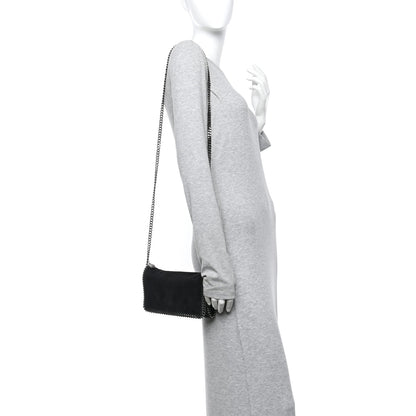 Stella McCartney Shaggy Deer Falabella Crossbody Bag Black 2 of 9