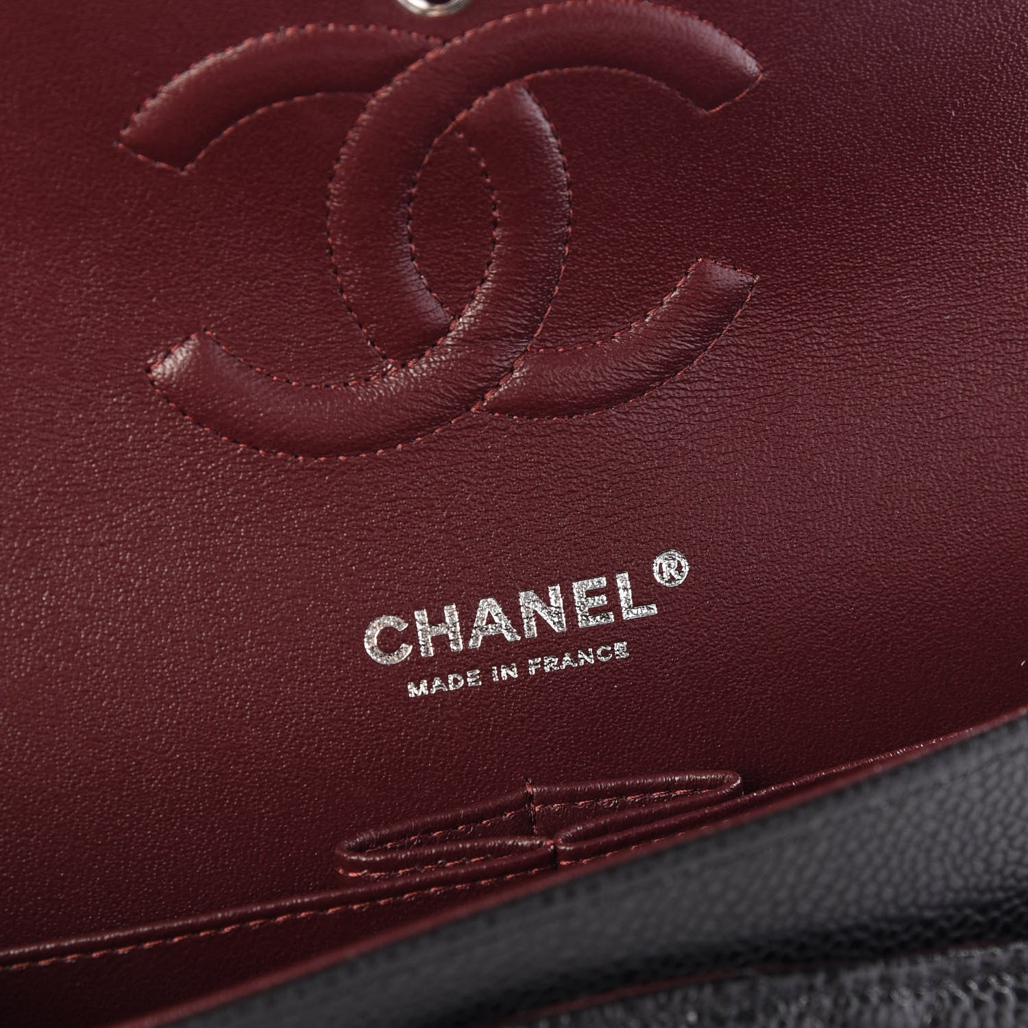 Chanel Caviar Quilted Medium Double Flap Black 7 of 8