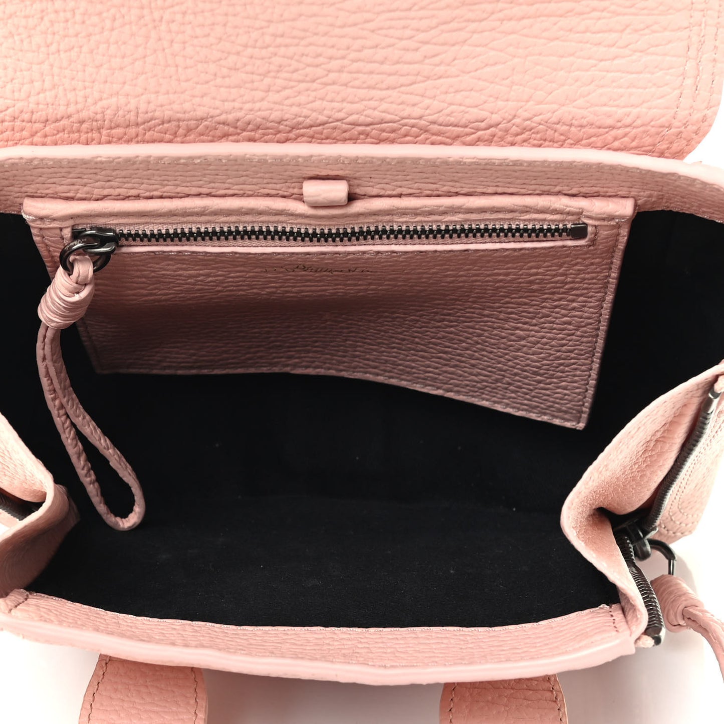 Textured Calfskin Mini Pashli Satchel Petal