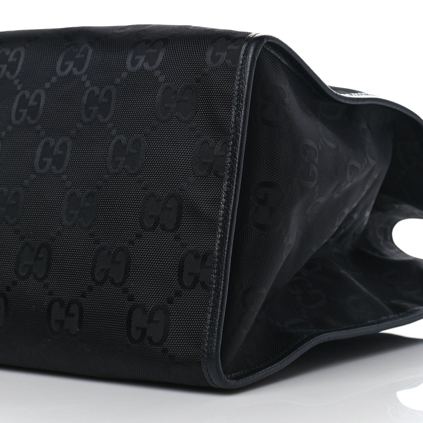Econyl Nylon Monogram Large Off The Grid Tote Bag Black