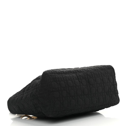 Christian Dior Nylon Cannage Medium Lady Dior Black 4 of 15