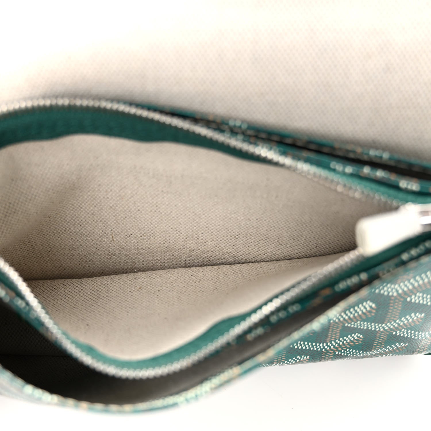 Goyard Goyardine Plumet Wallet Clutch Green 6 of 11