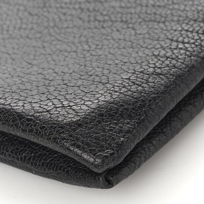 Hermes Chevre Mysore Calvi Card Case Black 8 of 11
