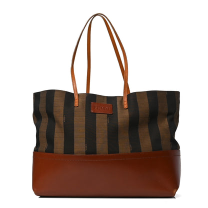 Fendi Pequin Cuoio Vegetale Medium Roll Tote Tobacco Cuoio Miele 1 of 7