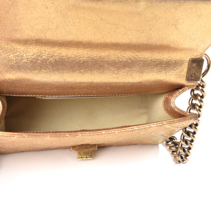 Chanel Metallic Goatskin Quilted Rita Flap Gold 5 of 14