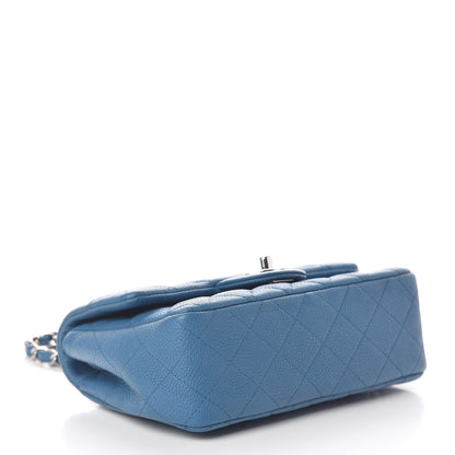 Chanel Caviar Quilted Mini Rectangular Flap Blue 4 of 10