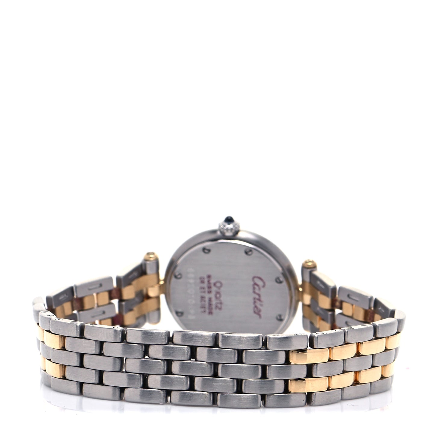 Stainless Steel 18K Yellow Gold 24mm Panthere Vendome Quartz Watch