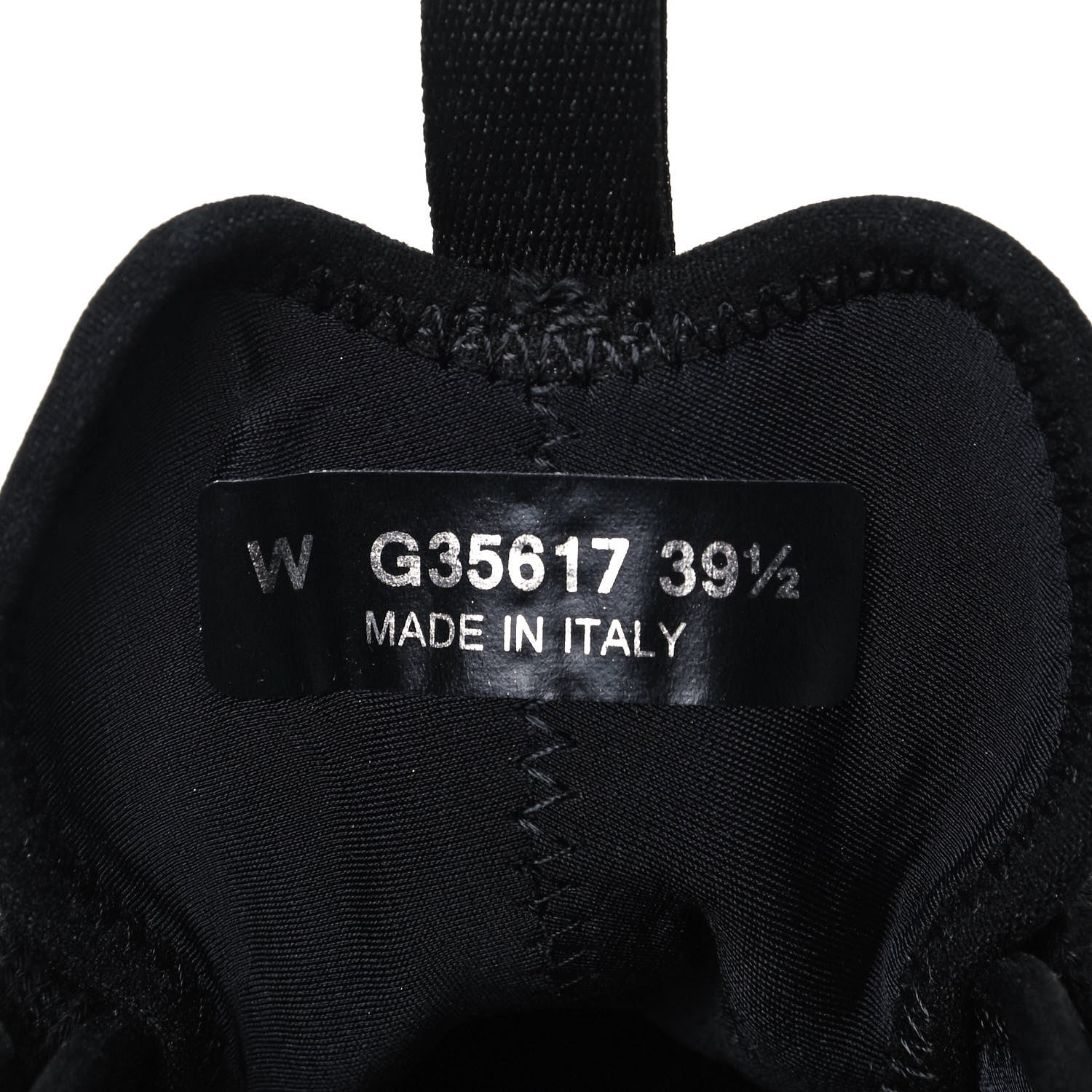 Chanel Velvet Calfskin Mixed Fibers CC Sneakers 39.5 Black 7 of 8
