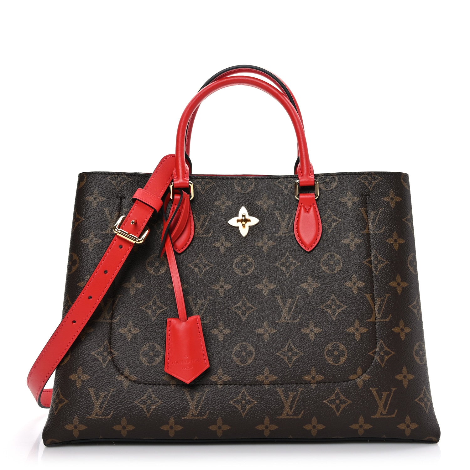 Louis Vuitton Monogram Flower Tote Coquelicot 1 of 7