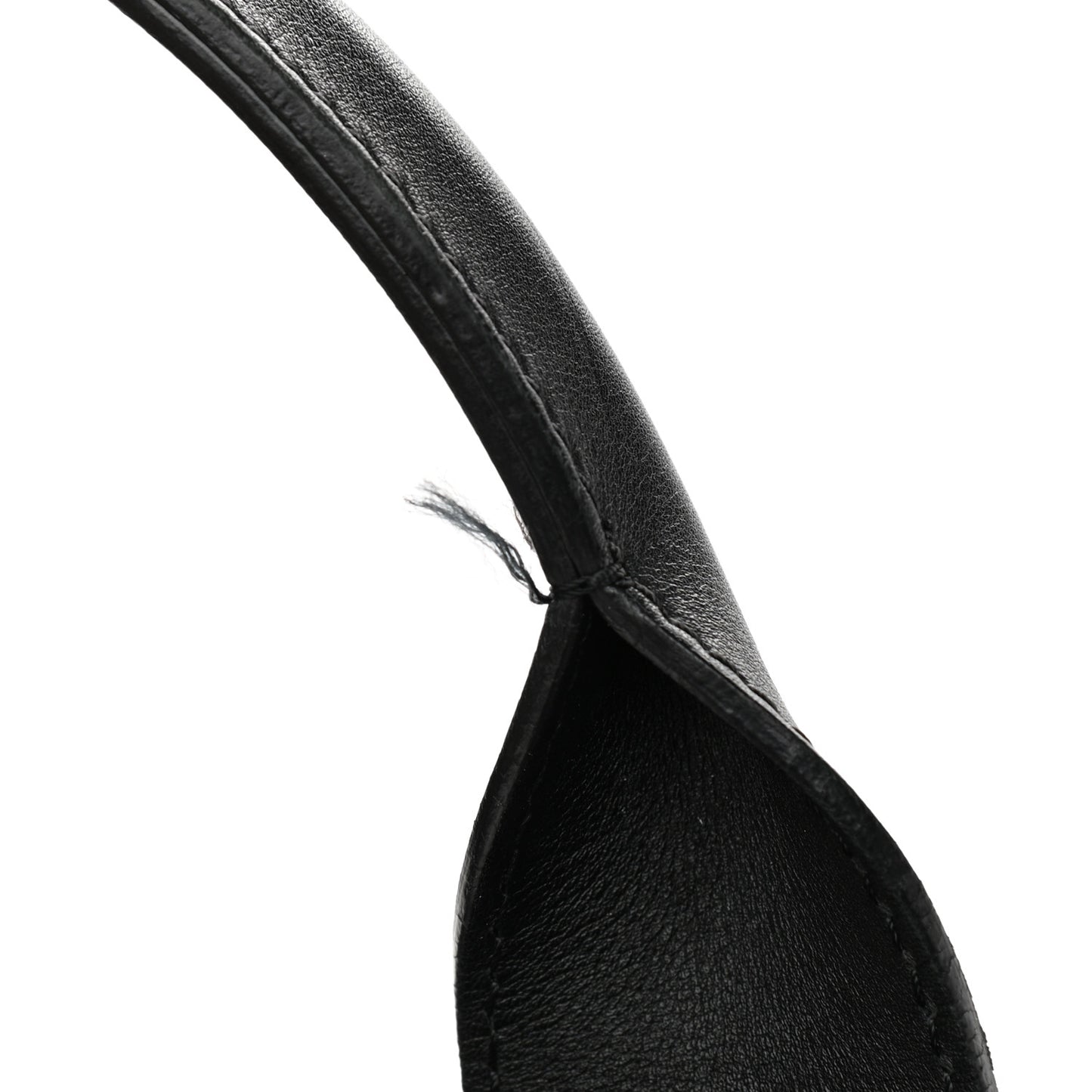 Woven Straw Raffia Medium Deauville Tote Black