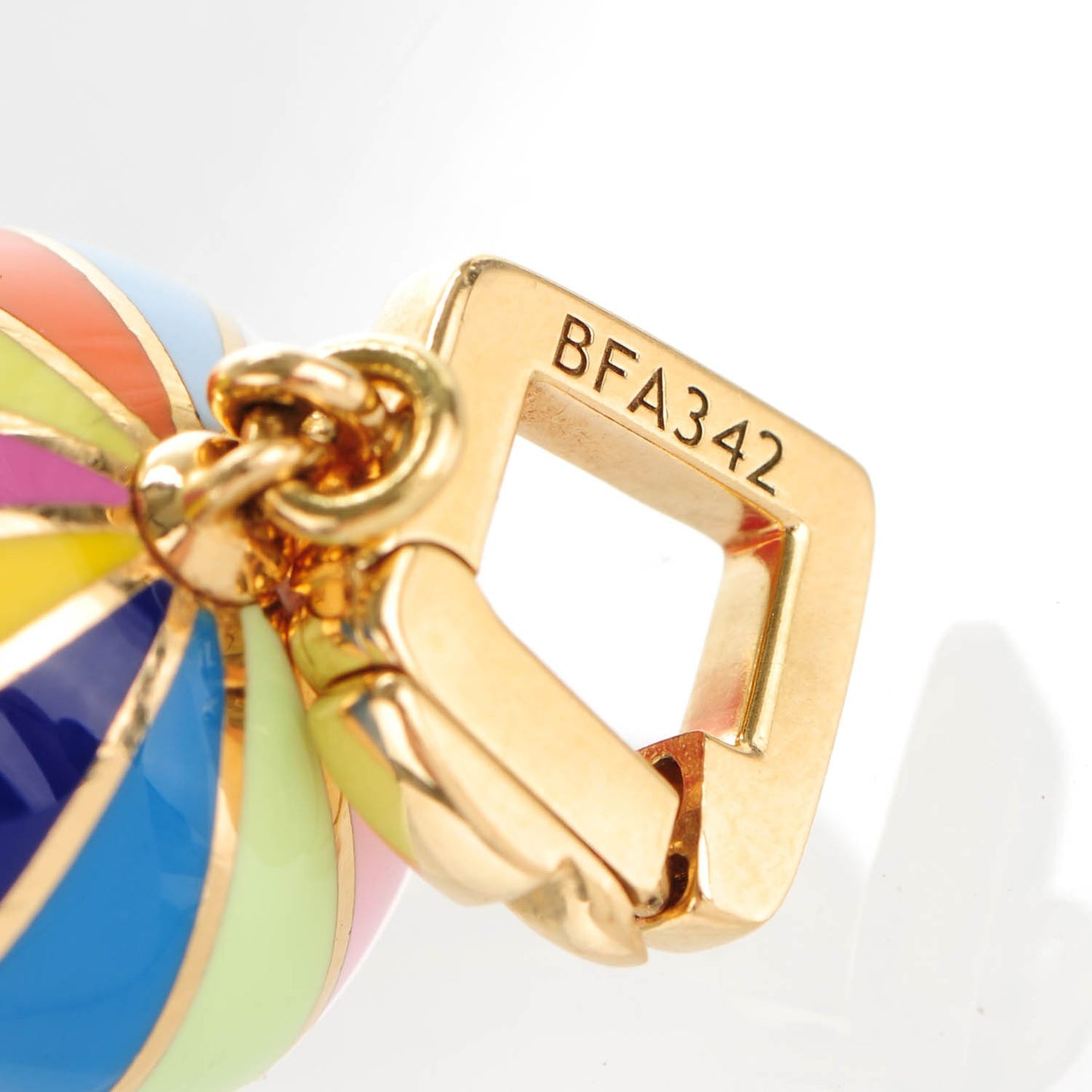 18K Gold Lacquer Murakami Hot Air Balloon Charm