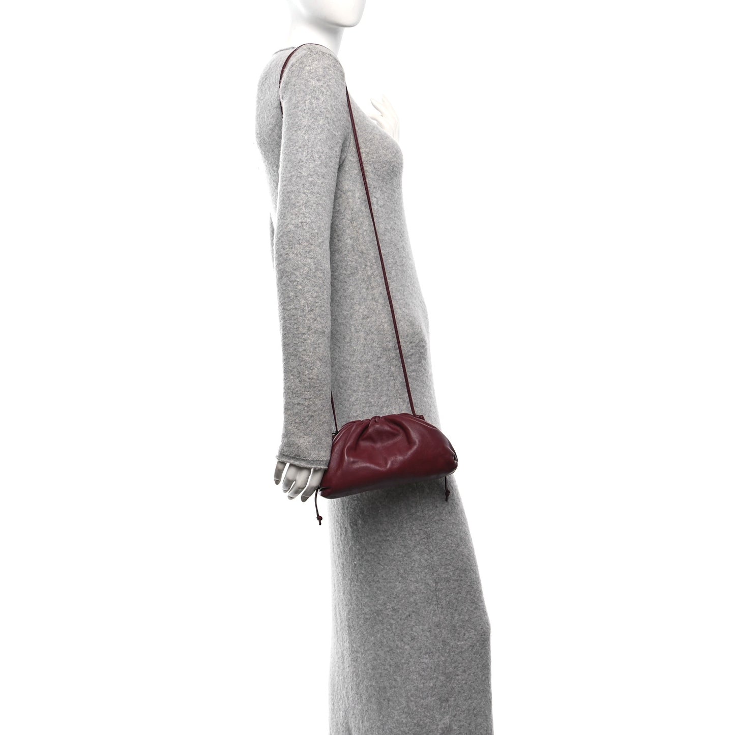 Butter Calfskin The Mini Pouch Bordeaux