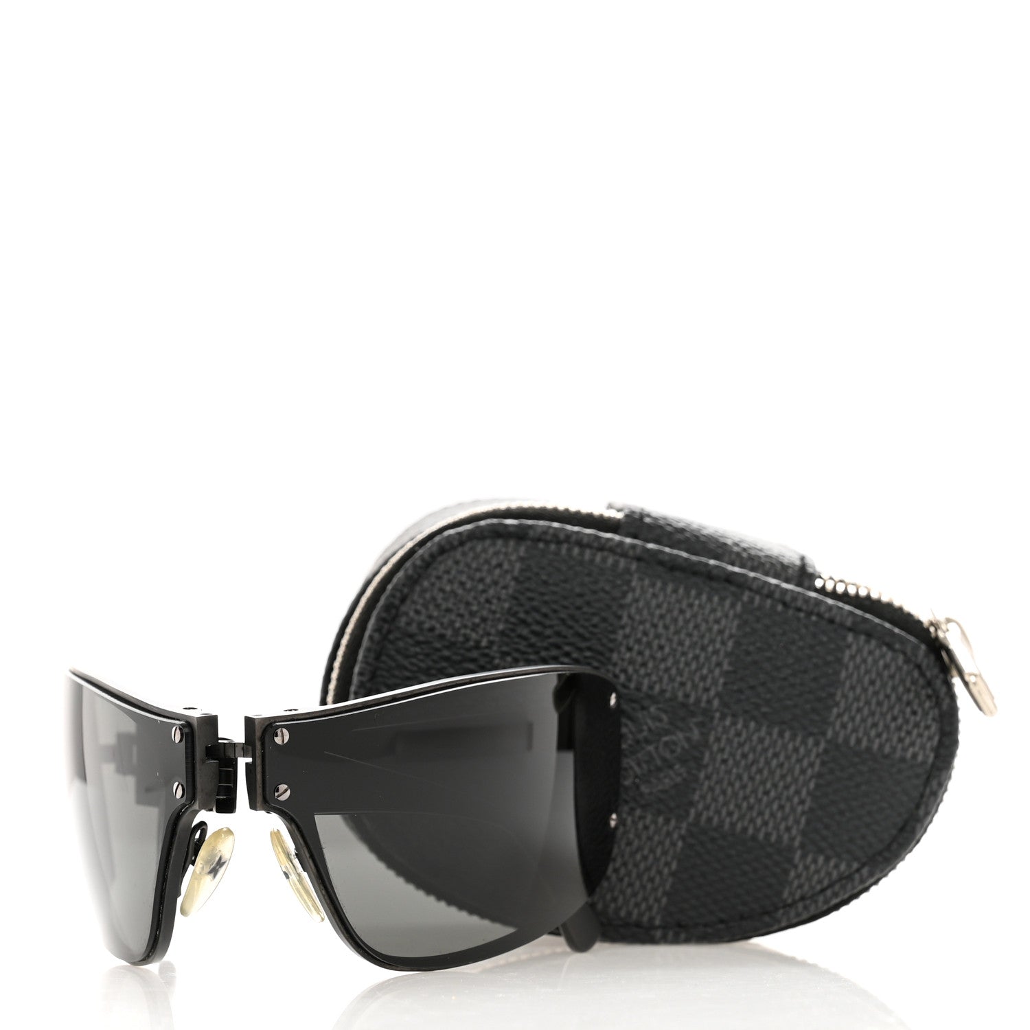 Louis Vuitton Folding Evasion Sunglasses Z0209U Black Grey 8 of 8