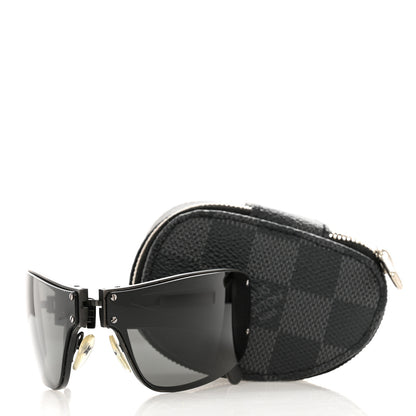 Louis Vuitton Folding Evasion Sunglasses Z0209U Black Grey 8 of 8