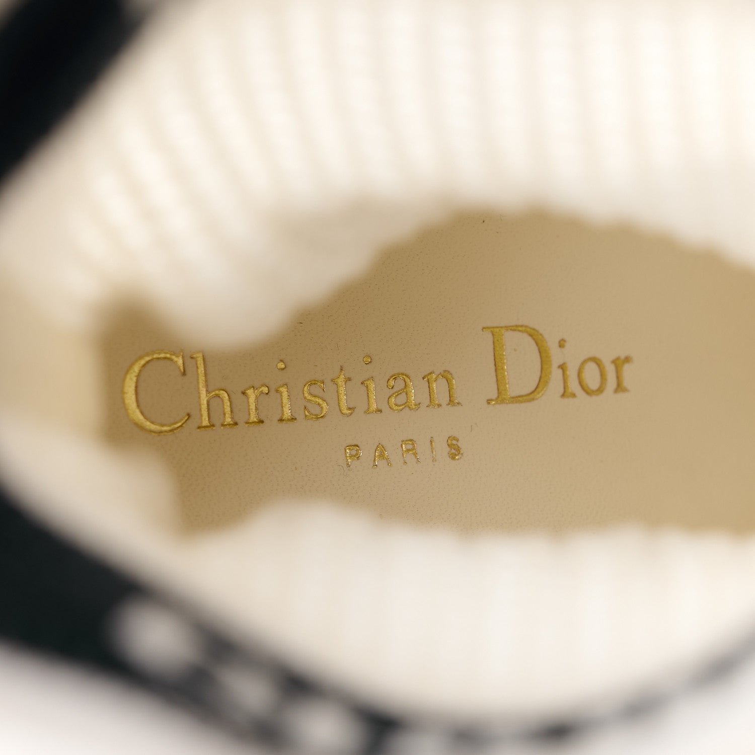 Christian Dior CHRISTIAN DIOR Calfskin Knit D-Zenith Boots 36.5 Off White 7 of 9
