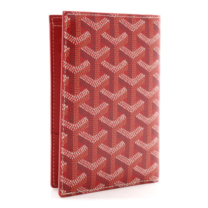 Goyard Goyardine Grenelle Passport Wallet Red 3 of 6