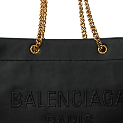 Balenciaga Soft Smooth Calfskin Large Duty Free Tote Black 7 of 9
