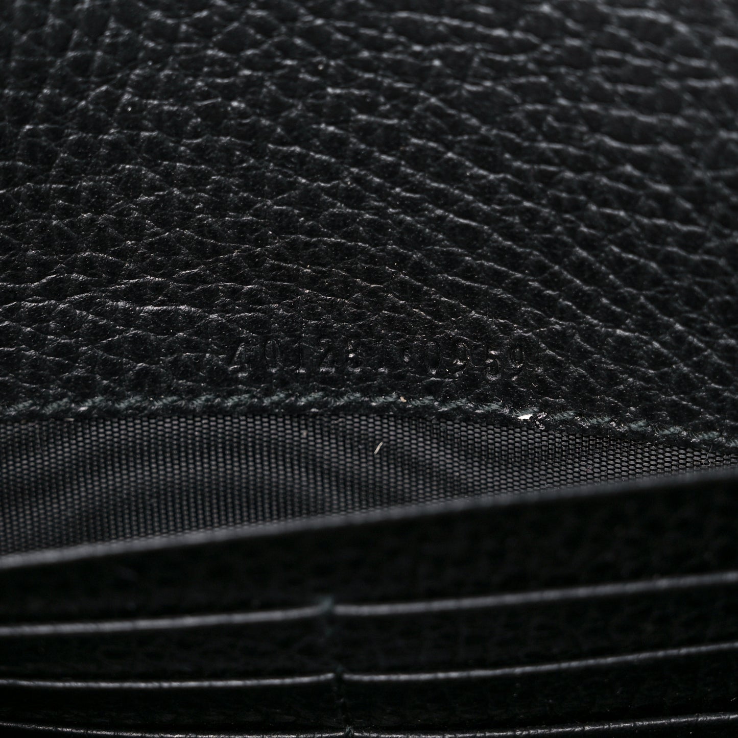 Calfskin Mini Dionysus Chain Wallet Black