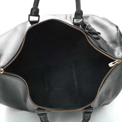 Louis Vuitton Epi Keepall 50 Black 4 of 13