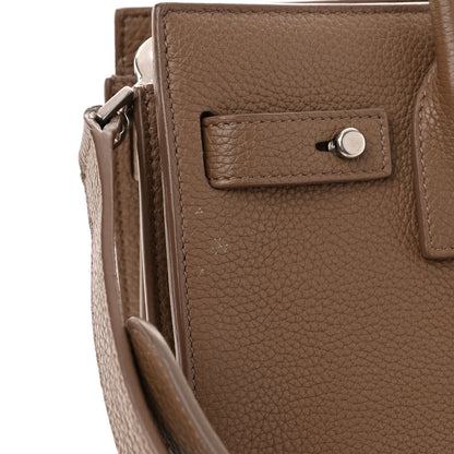 Saint Laurent Grained Calfskin Baby Sac De Jour Souple Taupe 11 of 15