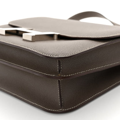 Hermes Epsom Horseshoe Constance 24 Etain Black 10 of 11