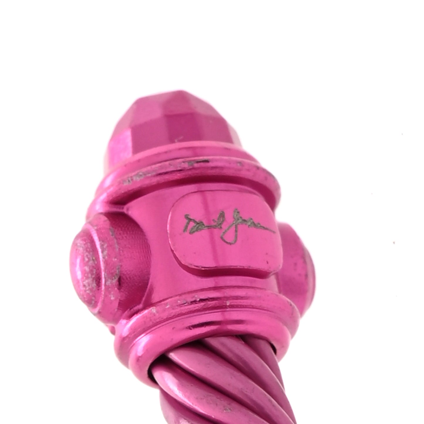 Aluminum 5mm Renaissance Bracelet Hot Pink