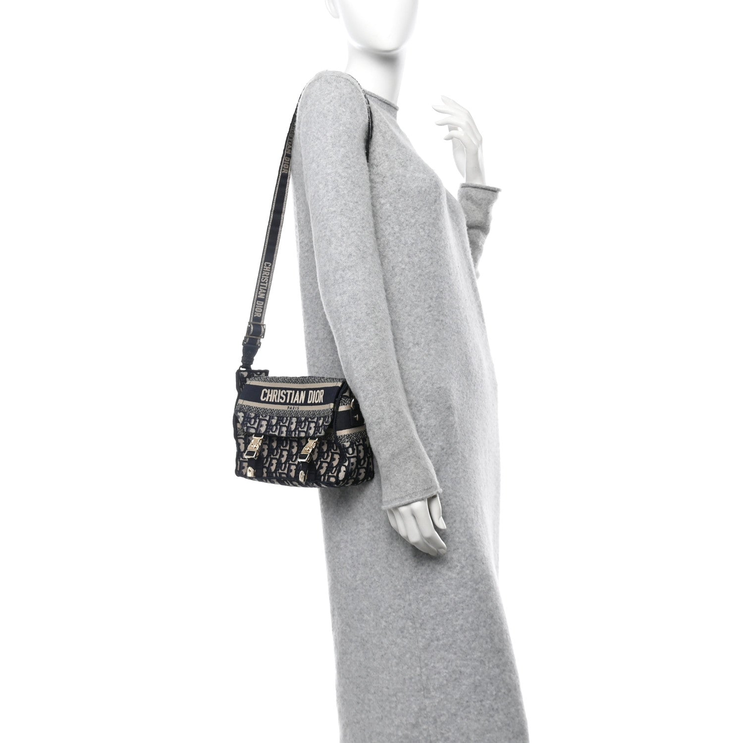 Christian Dior Oblique Small Diorcamp Messenger Blue 2 of 11