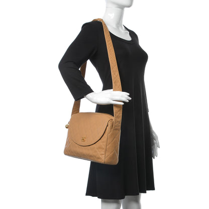 Chanel Caviar Quilted Flap Shoulder Bag Beige 2 of 13