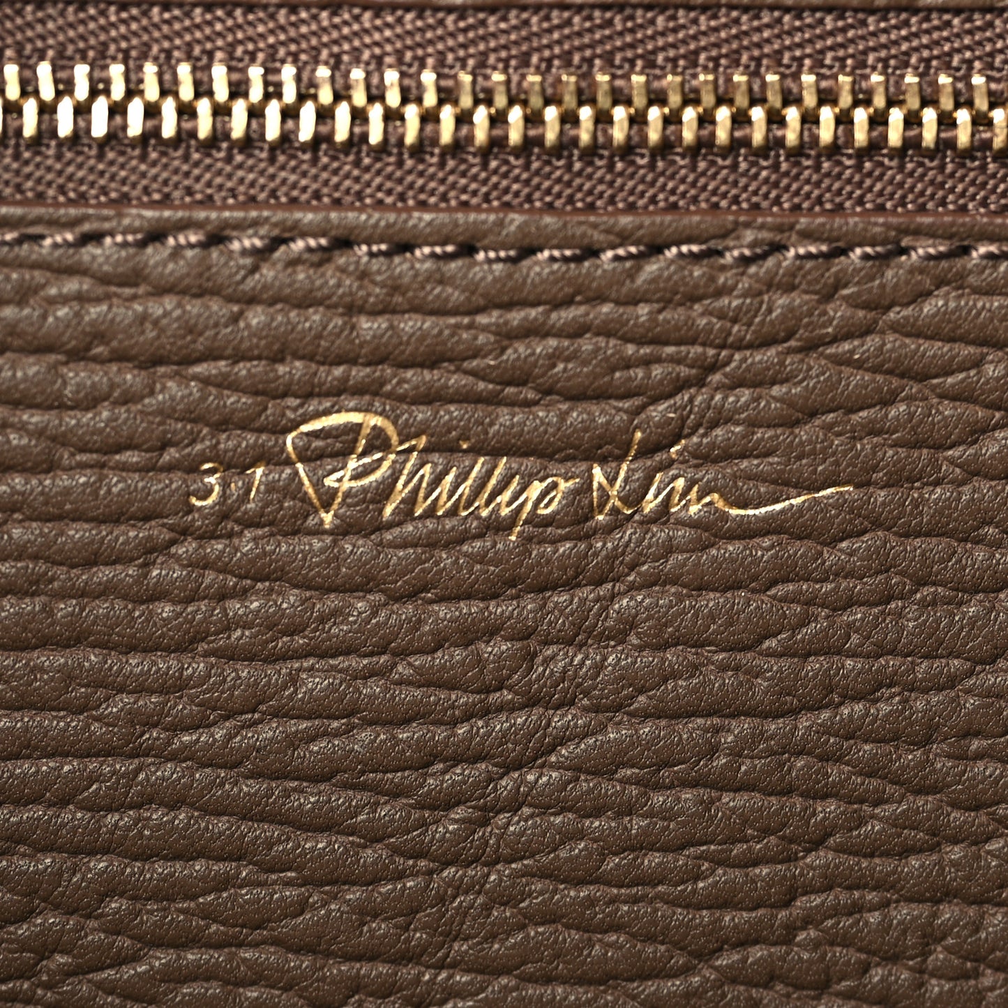 Textured Calfskin Medium Pashli Satchel Taupe