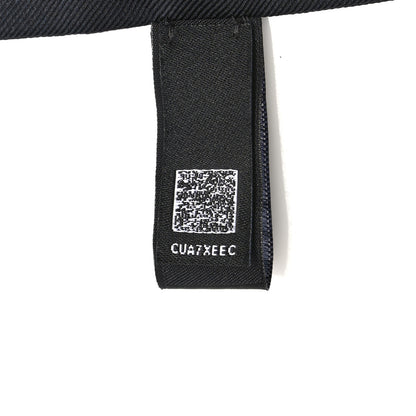 Chanel Silk Logo Rue Cambon Slim Bandeau Scarf Black Multicolor 4 of 4