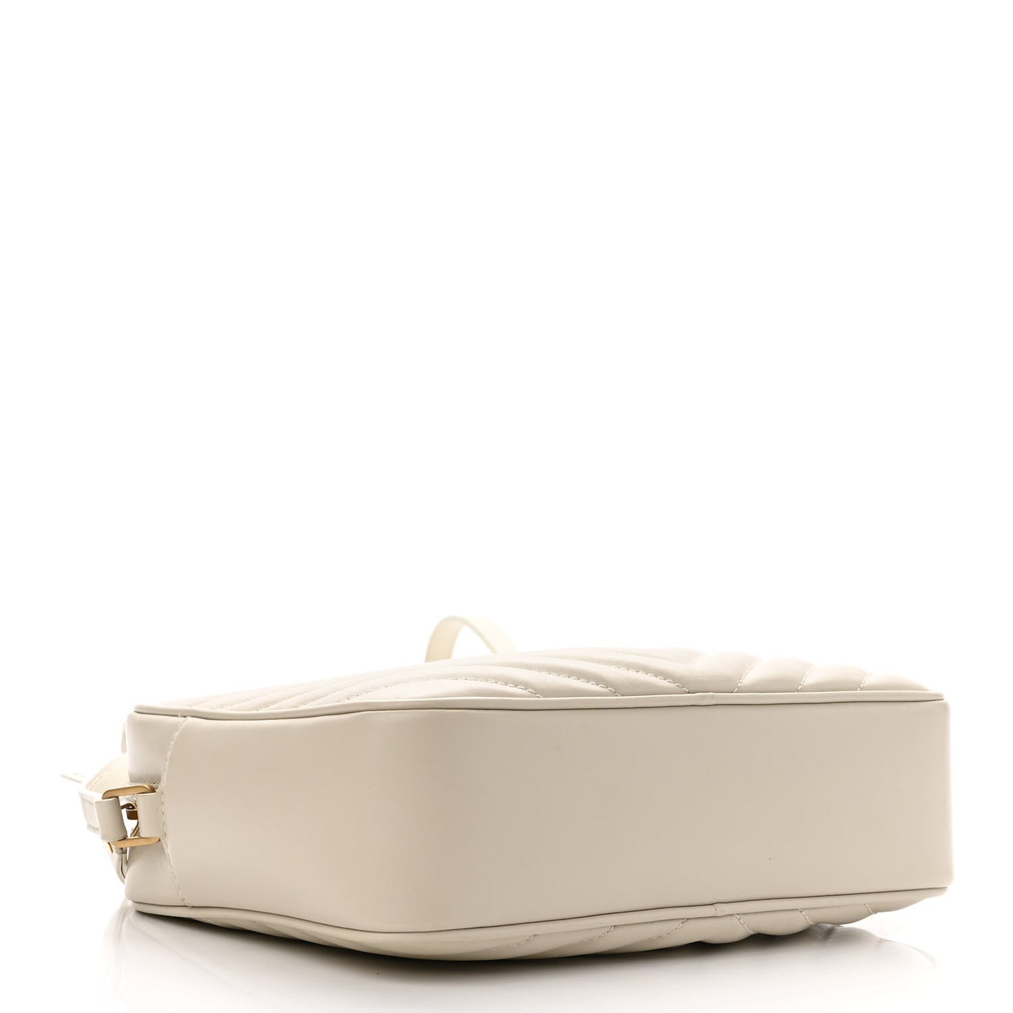 Calfskin Matelasse Monogram Lou Camera Bag Crema Soft