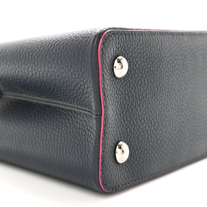 Louis Vuitton Taurillon Capucines PM Cobalt Fuchsia 8 of 12