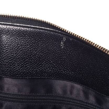 Chanel Caviar Large CC Shoulder Bag Black 9 of 9