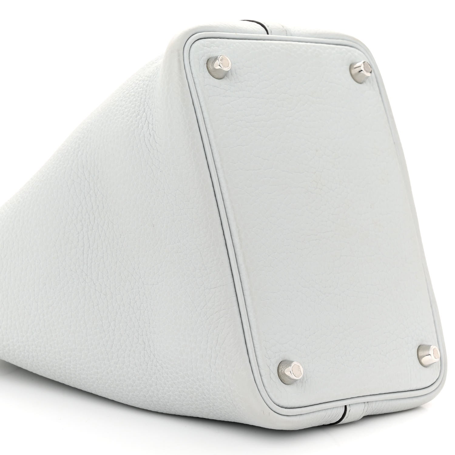 Hermes Taurillon Clemence Picotin Lock 18 PM Bleu Pale 9 of 11