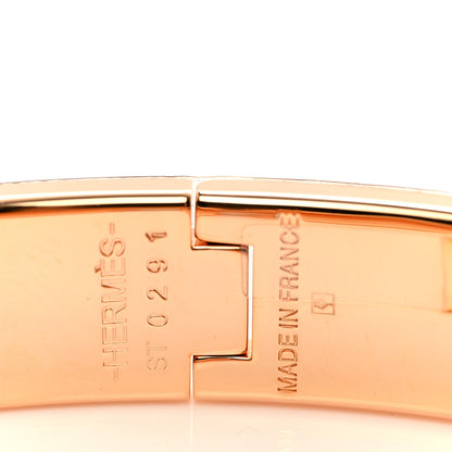 Hermes Enamel Narrow Clic Clac H Bracelet PM White 4 of 4