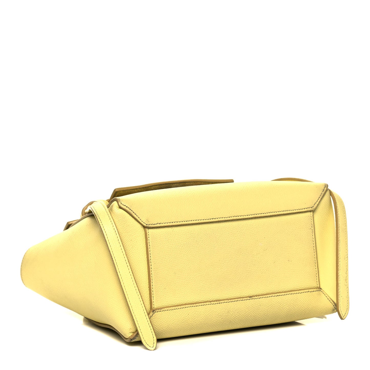 Grained Calfskin Micro Belt Bag Bergamote