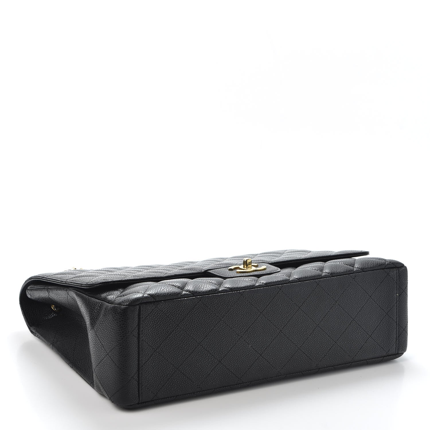 Chanel Caviar Quilted Maxi Single Flap Black 3 of 9