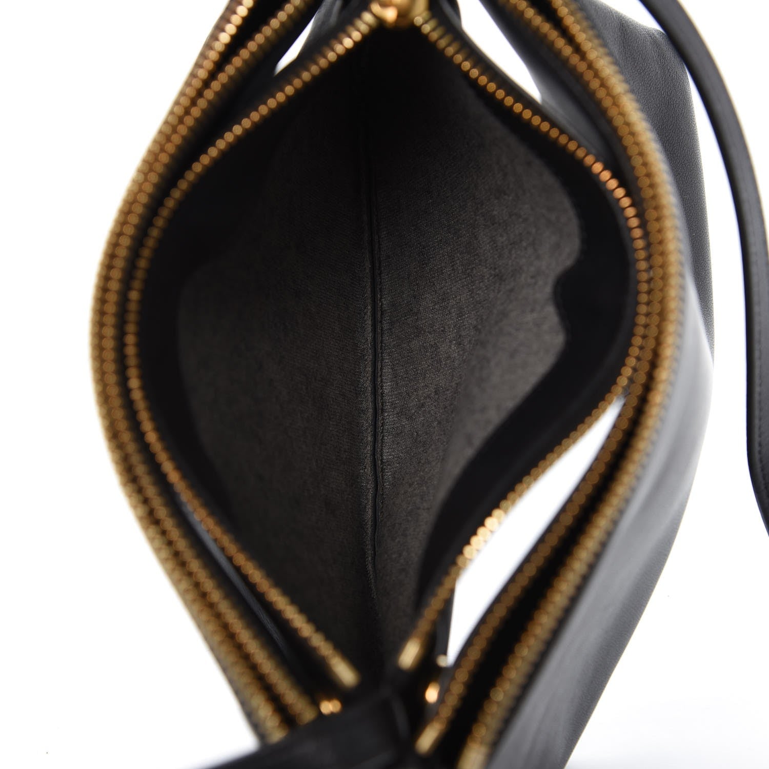 Celine Lambskin Small Trio Crossbody Bag Black 6 of 9