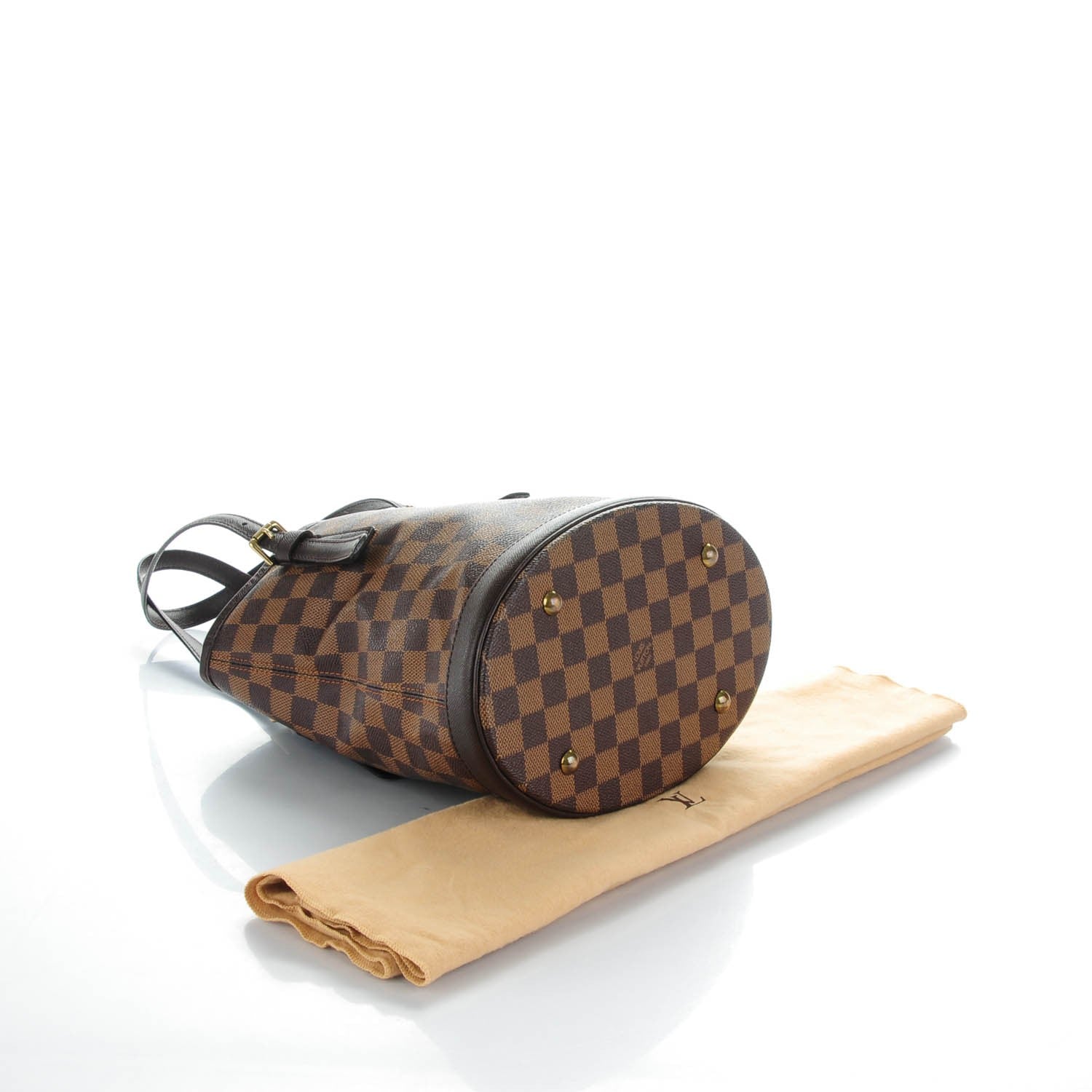 Louis Vuitton Damier Ebene Marais Bucket 23 4 of 8