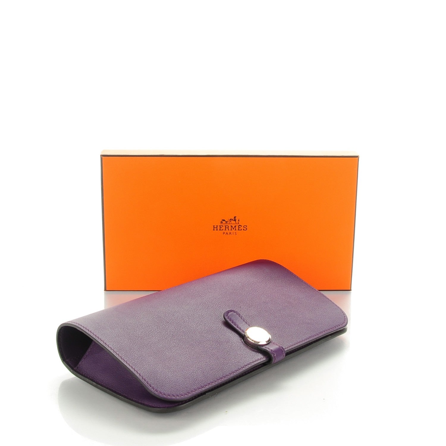 Hermes Swift Dogon Duo Wallet Ultraviolet 4 of 13