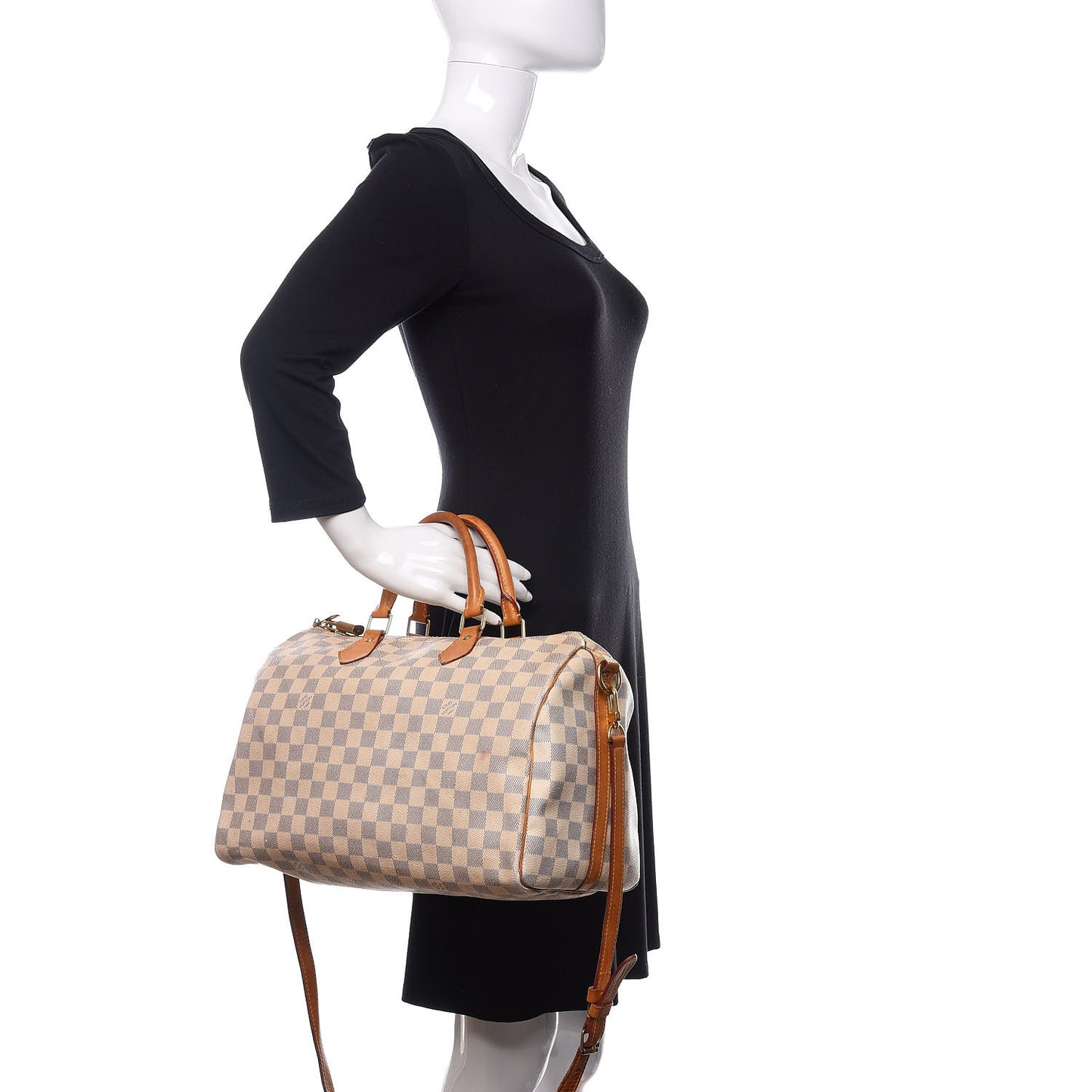 Damier Azur Speedy Bandouliere 35