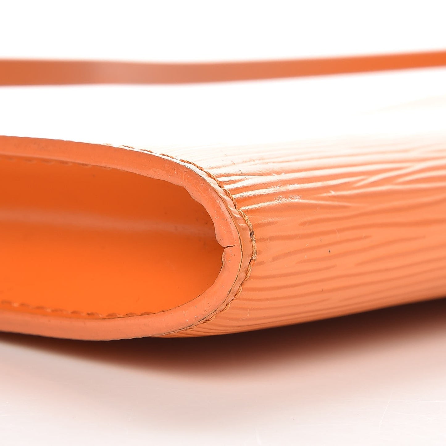 Epi Pochette Accessories 24 Mandarin