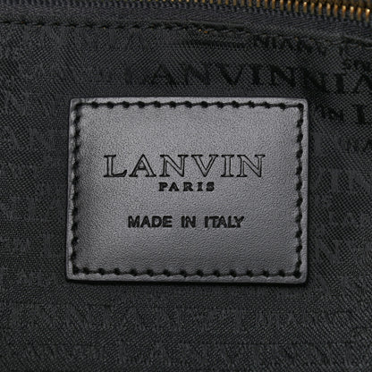 Lanvin Satin Amalia Medium Shoulder Bag Violet 7 of 11