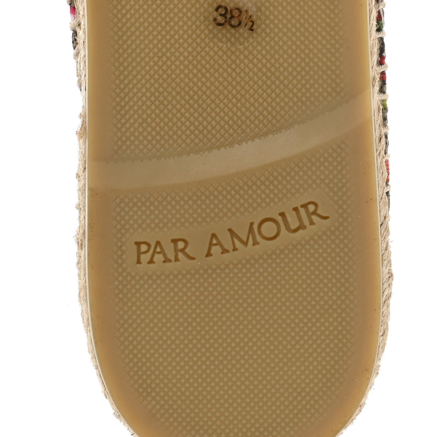 Gucci GG Supreme Monogram Tian Womens Espadrilles 38.5 Beige Multicolor Red 6 of 10