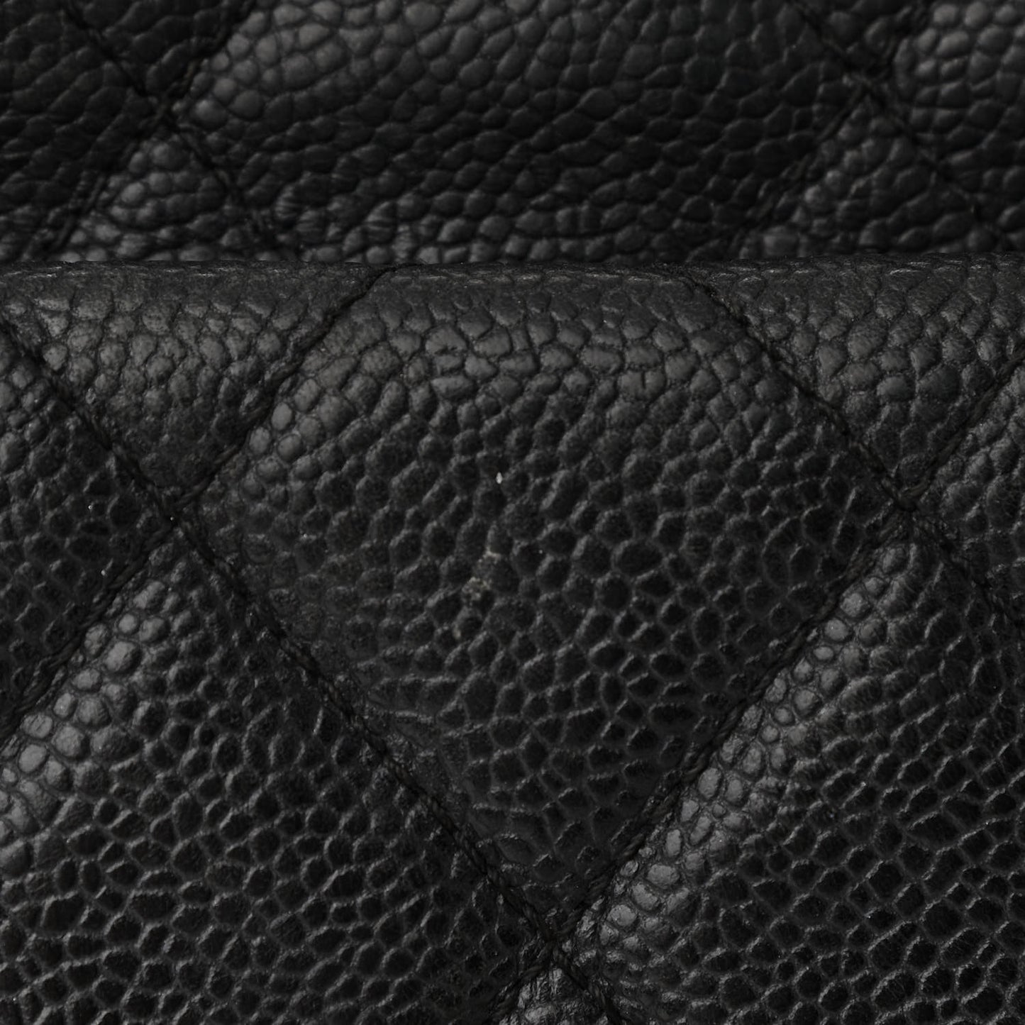 Caviar Quilted CC Tote Black