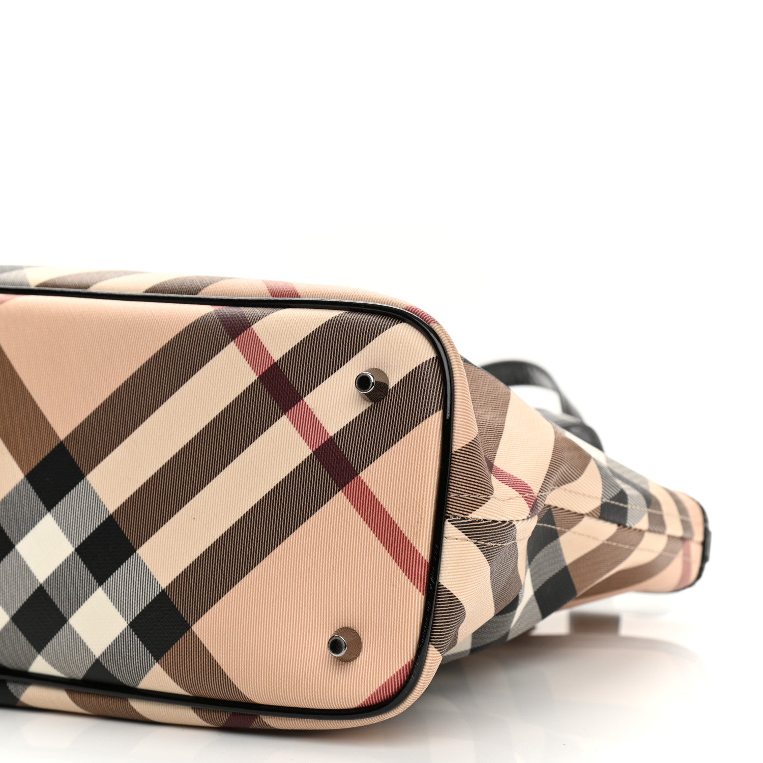 Burberry Supernova Check Regent Tote Black 10 of 15