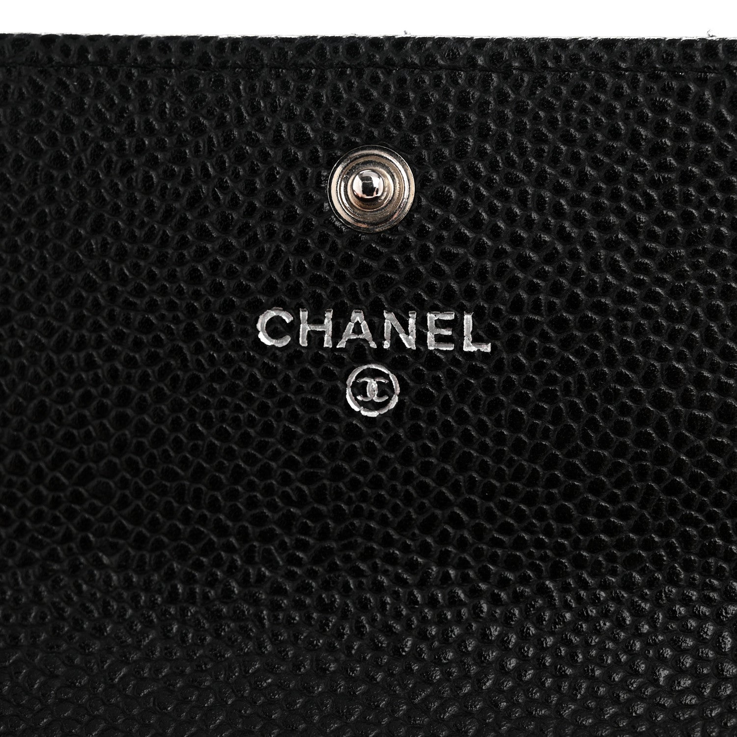 Chanel Caviar Quilted Large Gusset Flap Wallet Black 6 of 11