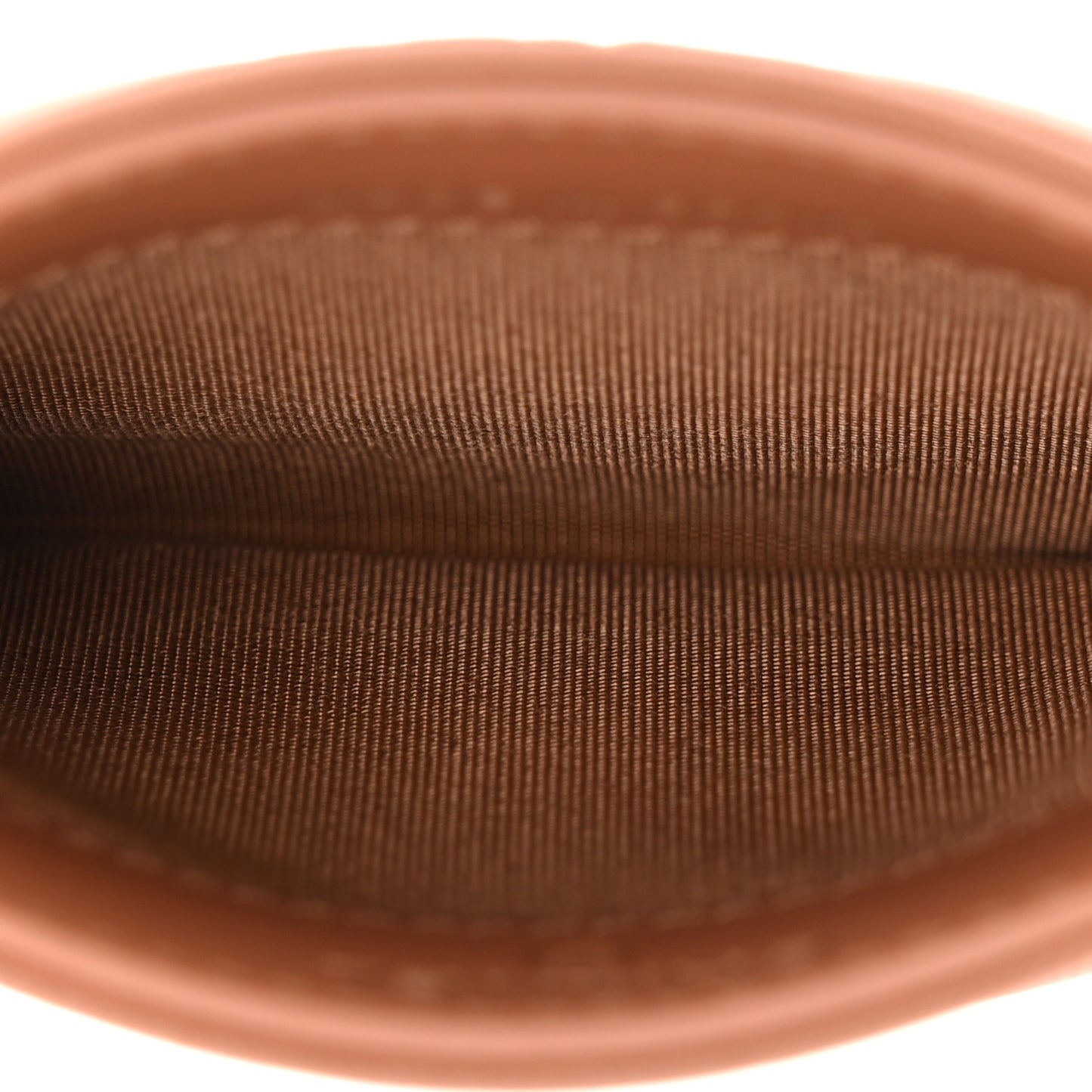 Lambskin Quilted Chanel 19 Card Holder Brown